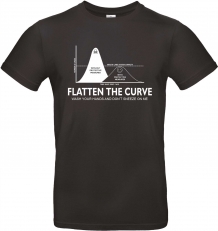 T-shirt B&C Flatten the curve